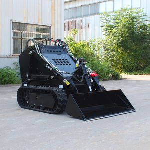 FREE SHIPPING China Track Wheel CE/EPA Mini Skid Steer Loader With Bucket