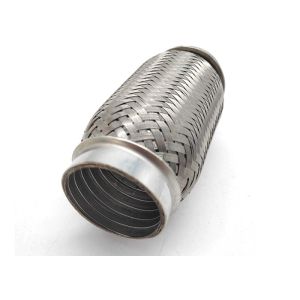 2.5x4 Inch Plain Stainless Steel Exhaust Flex Pipe
