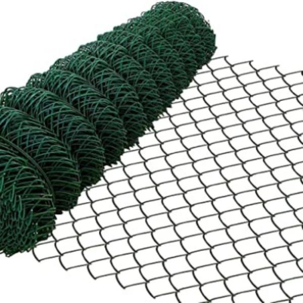 8 Foot Galvanized Cyclone Wire Mesh Chain Link Fence Rolls with 1.5 Inch