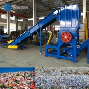 Waste Plastic Recycle Crusher Line PET Bottle Recycling Plant