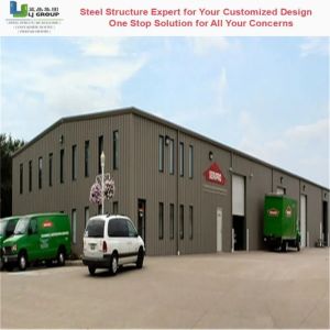 Galvanized Steel Frame Warehouse Q235B Q355B Custom Sizes