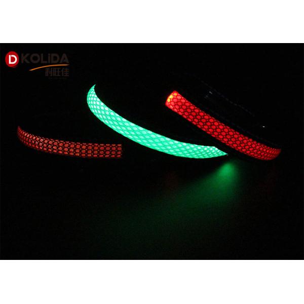 Buy LED Nylon Dog Collar Dog Cat Harness Flashing Light Up Night Safety Pet Collars at wholesale prices