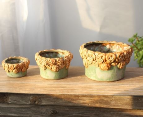 Buy Succulent Creative Rose Plant Flowerpots at wholesale prices