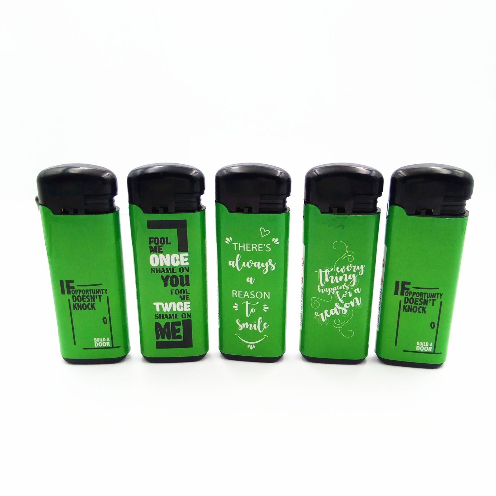 Quality Refillable Dongyi Windproof Gas Lighter with Flip Cover EUR Style and Standard Dy-F008 for sale