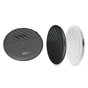 White 130dB Wireless Anti Theft Alarm System Round Ultra Thin