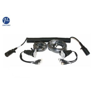 Copper Material Reversing Camera Extension Cable 7pin Trailer Connector