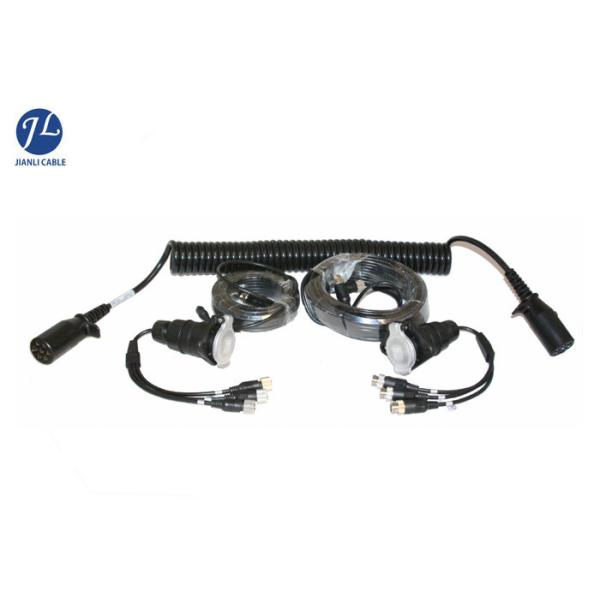 Buy Copper Material Reversing Camera Extension Cable 7pin Trailer Connector at wholesale prices
