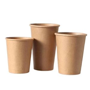 Double Wall Paper Bowl 350ml 60ml 10oz Hot Drink Cup Custom For Conferences