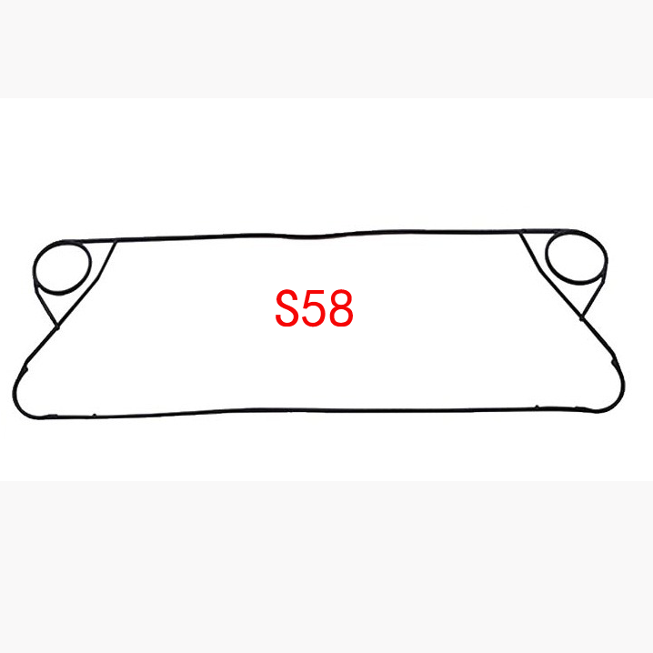 Plate Heat Exchanger Gasket Compatible with Wide Range Of Fluids and Temperature