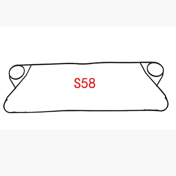 Plate Heat Exchanger Gasket Compatible with Wide Range Of Fluids and Temperature