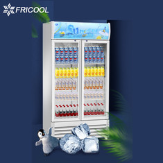 Buy Air Cooling R290 GAS 2 Glass Door Merchandisers 1170L at wholesale prices