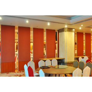 Movable Soundproof Folding Partition Walls For Restaurant And Hotel
