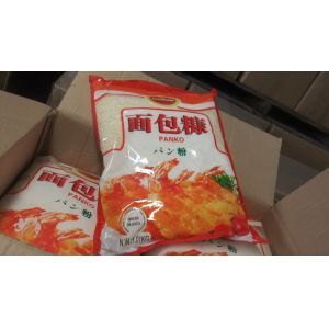 China Natural Smell Panko Crispy Bread Crumbs Japanese Style With White Color on sale
