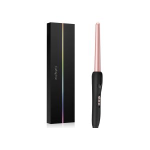 Customized Logo Ceramic Curling Wand Power Wave ROHS 1 Inch