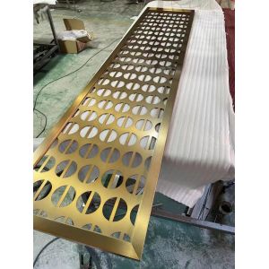 Light Custom Room Divider Screens Modern Luxury Stainless Steel Room Partition