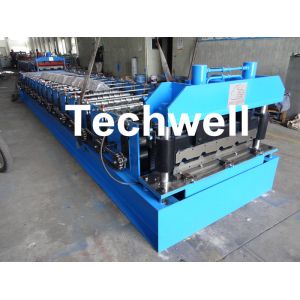 Steel Metal Roof Panel Roll Forming Machine, Roof Panel Roll Former With 5 Ton