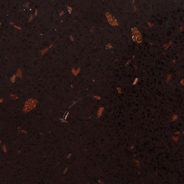 Solid Stone Stone Kitchen Countertops , Sparkle Quartz Countertops Slab 3200mm