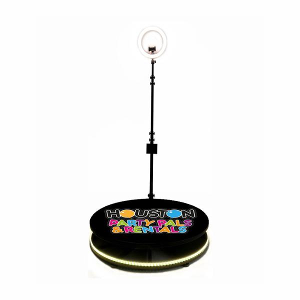 Angle Adjustable Automatic 360 Photo Booth 100cm For Exhibitions