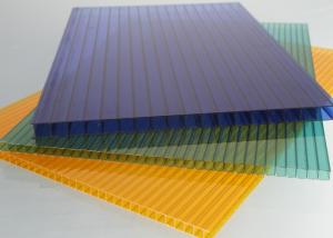 Quality  Multiwall Polycarbonate Sheet / 10mm Polycarbonate Insulated Roofing Sheets for sale