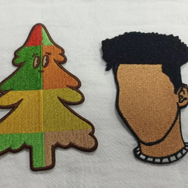 Clothing Embroidery Badge Fashion Design Clothing Durable Color Woven Fabric