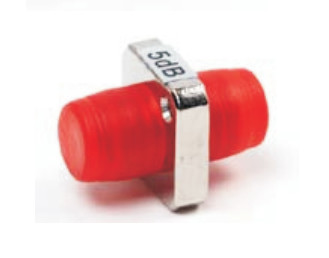 fiber optic FC to FC Single Mode 5dB Attenuator Networks application Wavelength 1260 to 1620nm