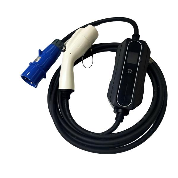 32A 7KW Adjustable GB/T20234 AC EV Portable Charger For International Standard