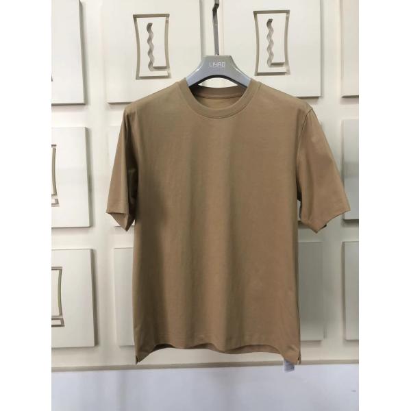 Anti-wrinkle Plain Oversize Round Neck T Shirt 100% Cotton Standard Fit Customized LOGO 64168Y7068