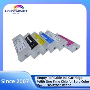 6PCS Epson SC-F2000 F2100 Refillable Ink Cartridge 600ml