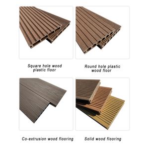 Wood Plastic Composite Decking For Garden Landscaping Density 1.3%-1.4%