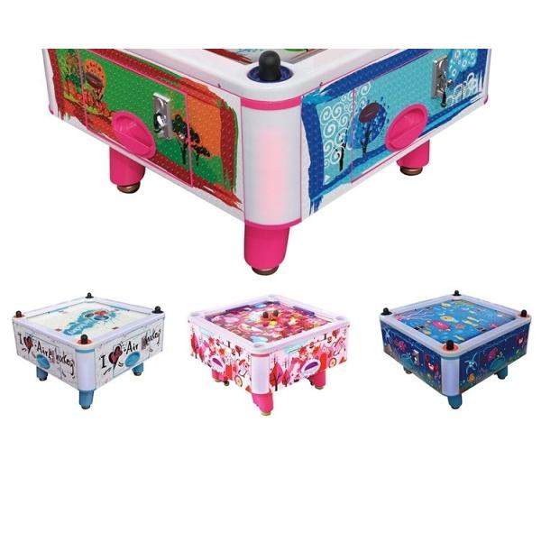 Kids Coin Pusher 4 Person Air Hockey Arcade Game Machine 50Hz 380W
