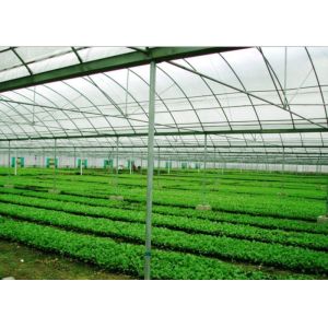 Heat Preservation Dome Style Greenhouse , Plastic Film Greenhouse With Cooling