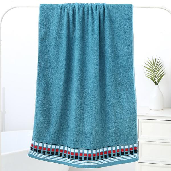 Large All Cotton Towel Quick Drying Eco-friendly and High Water Absorption for Adults