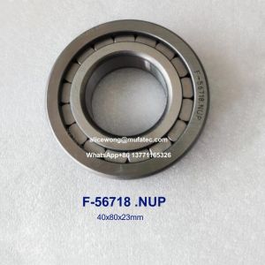 F-56718.NUP Full Complement Cylindrical Roller Bearing 40x80x23mm For Main Shaft Of Hydraulic