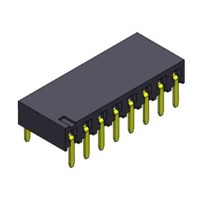 2.54mm Single Row Entry Dip Connector Type 1*2PIN To 1*40PIN H=3.40mm