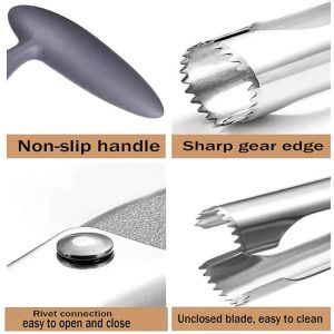 Multifunction Kitchen Gadget Tools , Fruit & Vegetable Corers LFGB Certified