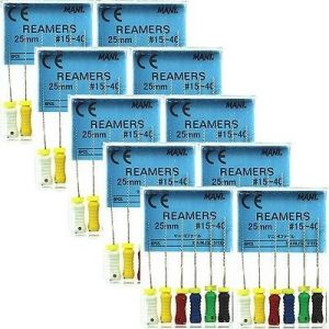 Mani Reamers Stainless Steel Dental Endo Root Canal Hand Files