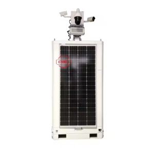 China Portable Solar Powered Cube Tower With 4G Camera For Temporary Homework Site Monitoring on sale
