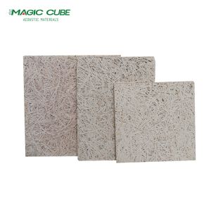 China 15mm/ 20mm/ 25mm/ 35mm Acoustic Wood Wool Panel for Cement Sound Insulation System on sale