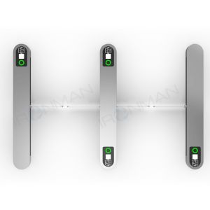 Pedestrian Security Speed Gate Turnstile 1100mm Channel Width For Indoor