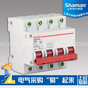 High quality good price DZ47-63D-4P-50A Mini circuit breaker,murray circuit