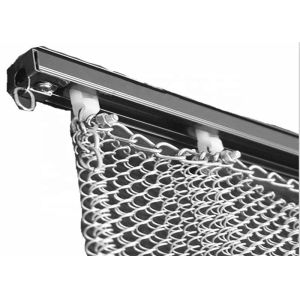 3.75m height Aluminium Chain Mail Curtain Hotel Use