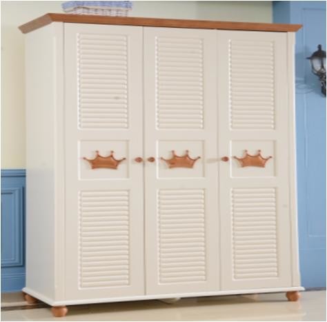 Buy Panel Home Room Furniture White High Glossy Painting With Wardrobe at wholesale prices