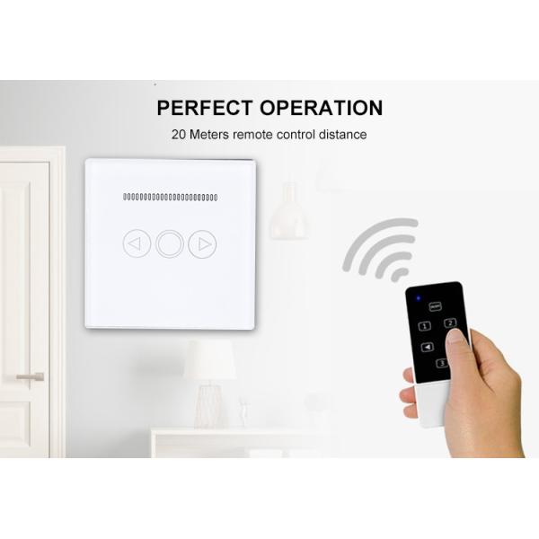 Glomarket Tuya Wifi/Zigbee EU/UK Smart Dimmer Light Switch Tempered Glass Touch Wall Electrical Light Dimmer Switch