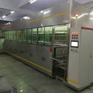Industrial Cleaning And Drying Equipment With Ultrasonic Technology For