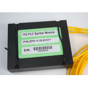 2*4 PLC Optical Signal Splitter Bend Insensitive G657A Fiber For High Density