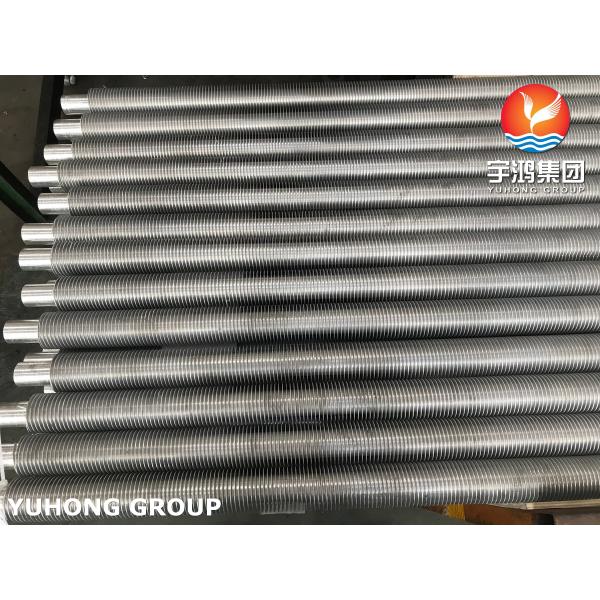 Buy Stainless Steel Solid Fin Tube , High Frequence Weldding Fin Tube at wholesale prices