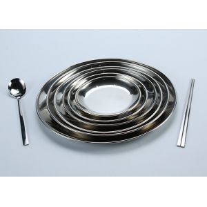 SS304 Chafing Round Dinner Plates