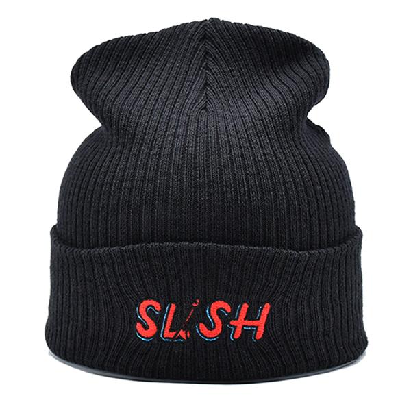 Buy Acrylic Embroidery Blank Knit Beanie Hats For Casual Occasion at wholesale prices