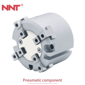 Repeatability 0.01mm 4 Jaw Pneumatic Gripper Cylindrical Robot Arm