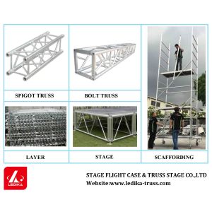 Silver T6 Aluminum square Truss Stage Roof Box Truss System
